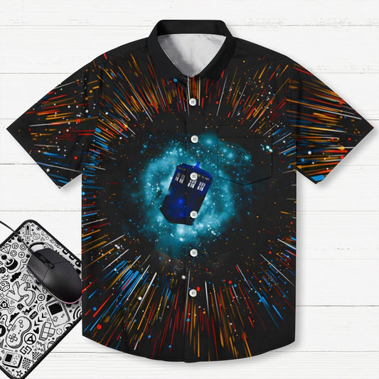 Blue Box Geek Hawaiian Shirt