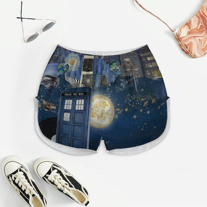 Starry Phone Booth Women's Geek Suspender Cami Set