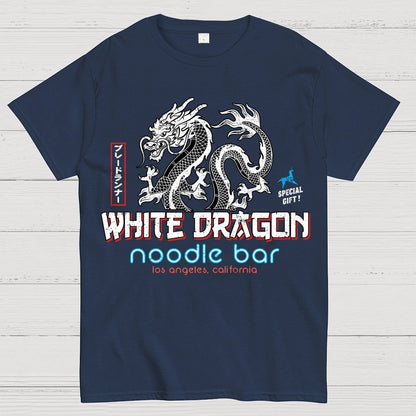 White Dragon Noodle Bar Unisex Geek T-Shirt