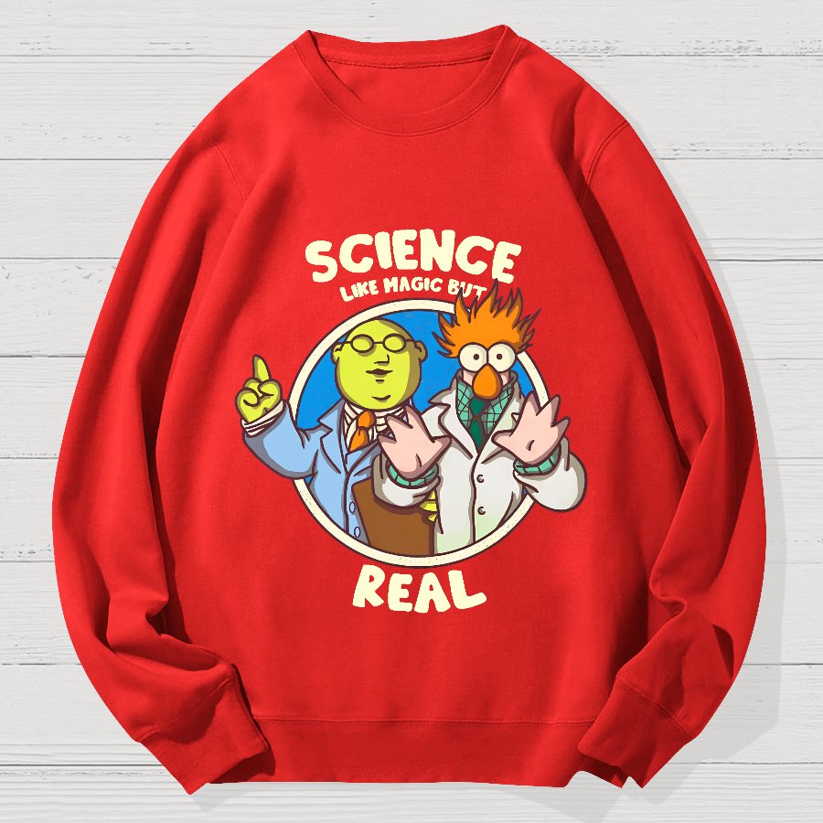 Science Like Magic Geek Cotton Sweatshirt