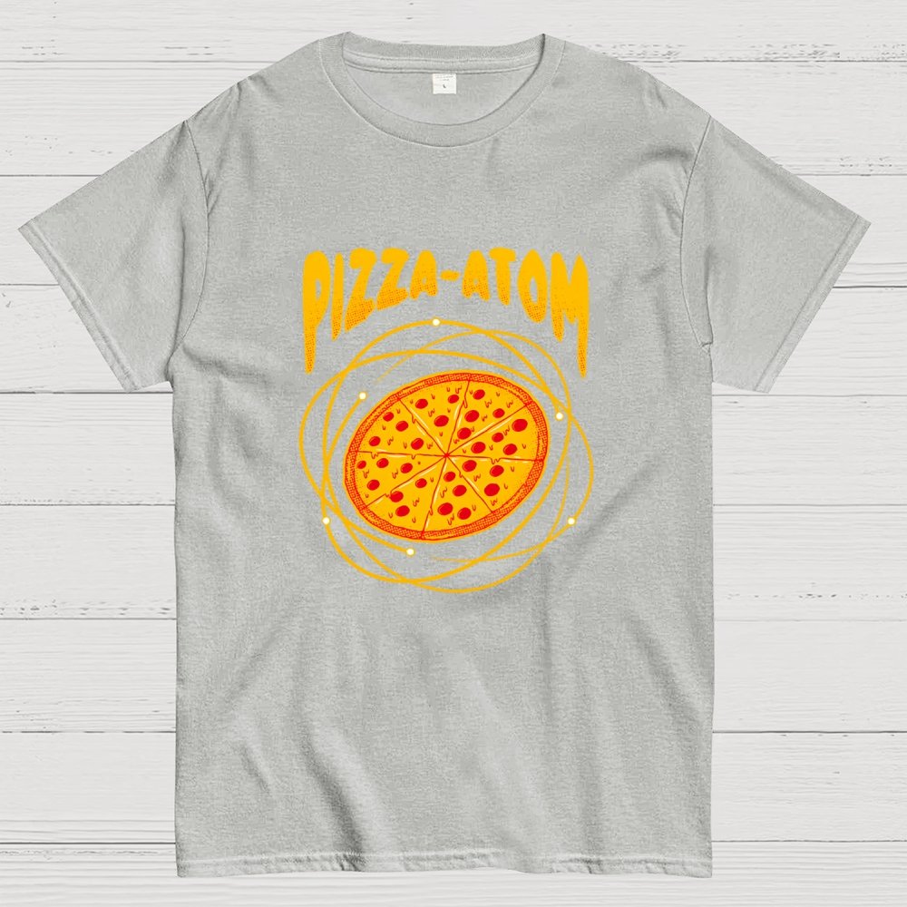 Pizza Atom Science Geek T-Shirt