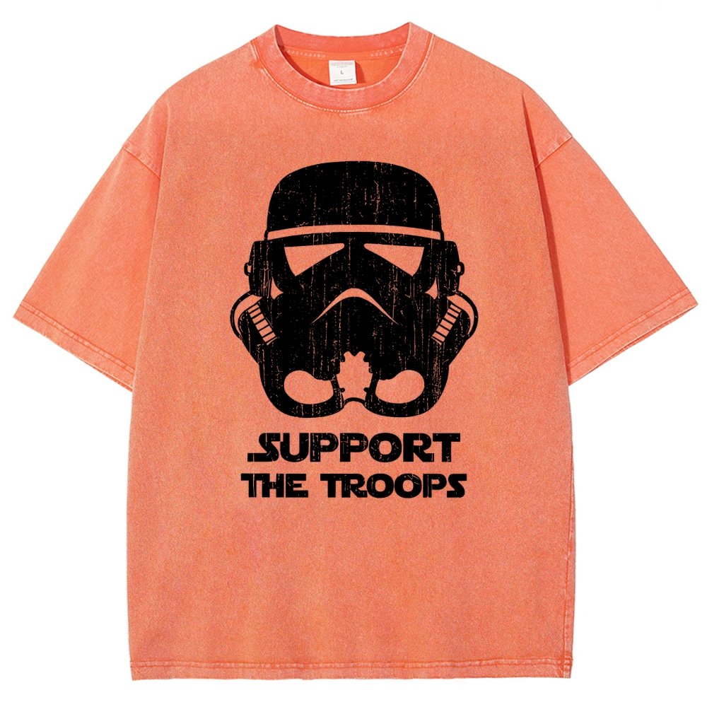 Support The Troops Vintage Distressed T-shirt