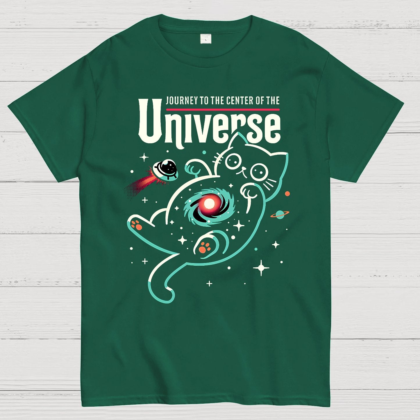 Journey to the Center of the Universe Geek T-Shirt