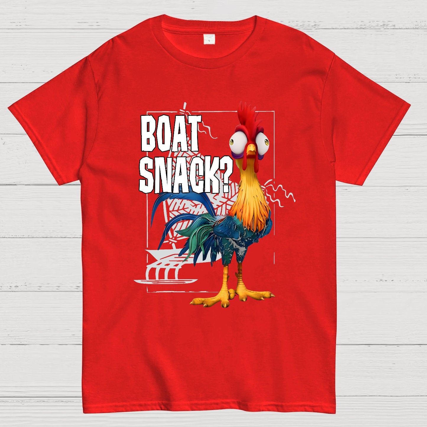 Boat Snack?  Chicken Geek T-Shirt