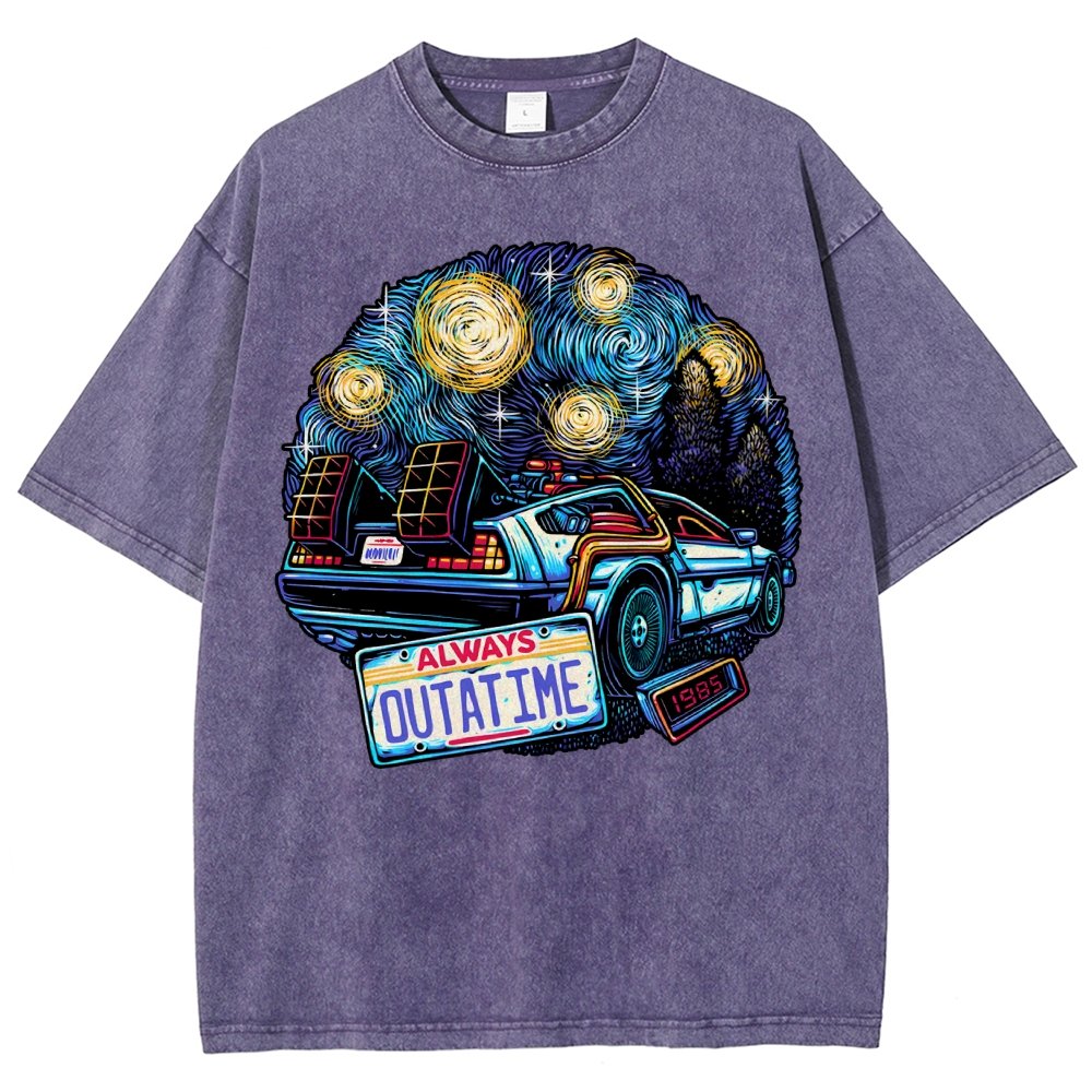 Always Outatime Vintage Distressed T-shirt