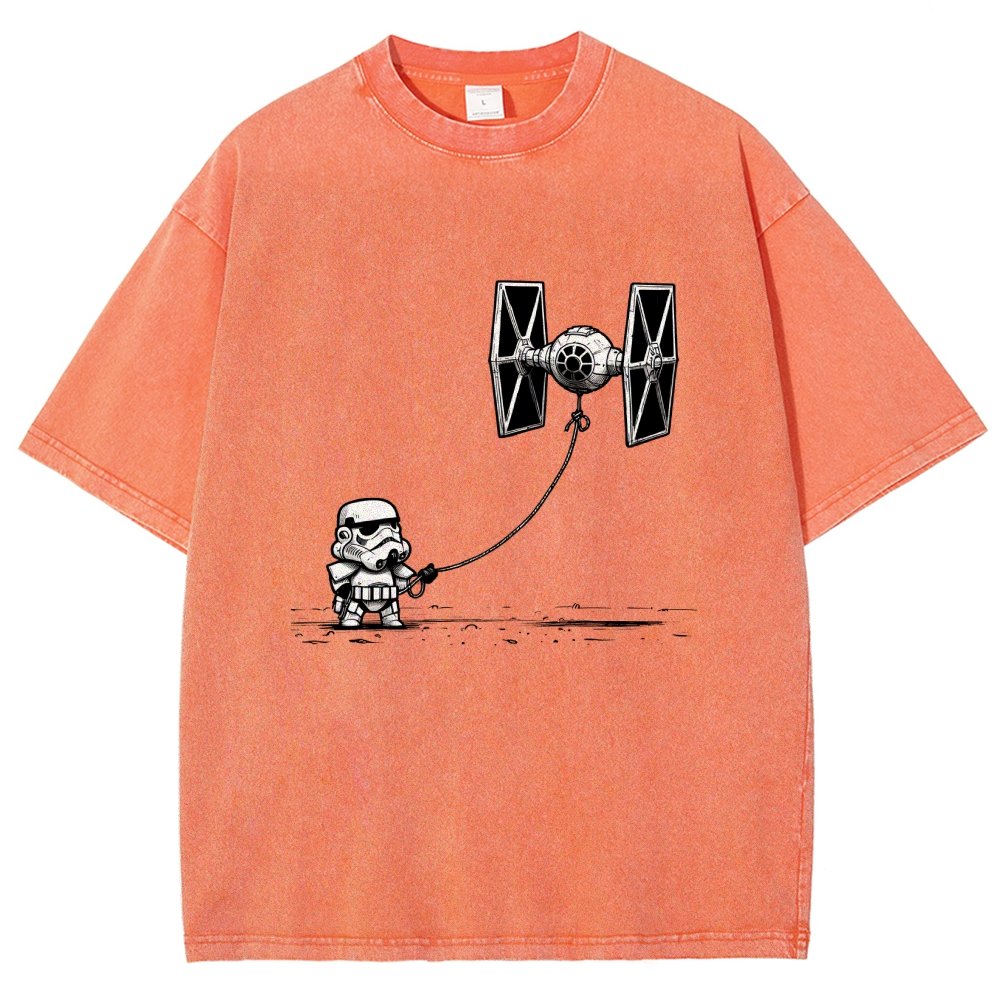 Flying The Galactic Alliance's Kite Vintage Distressed T-shirt