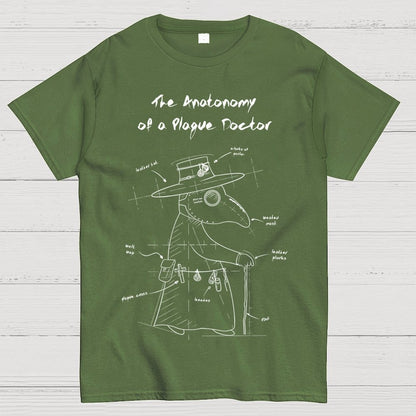 The Anatomy of a Plague Doctor Geek T-Shirt