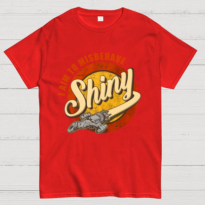 Shiny I Aim to Misbehave Geek T-Shirt 2509001385