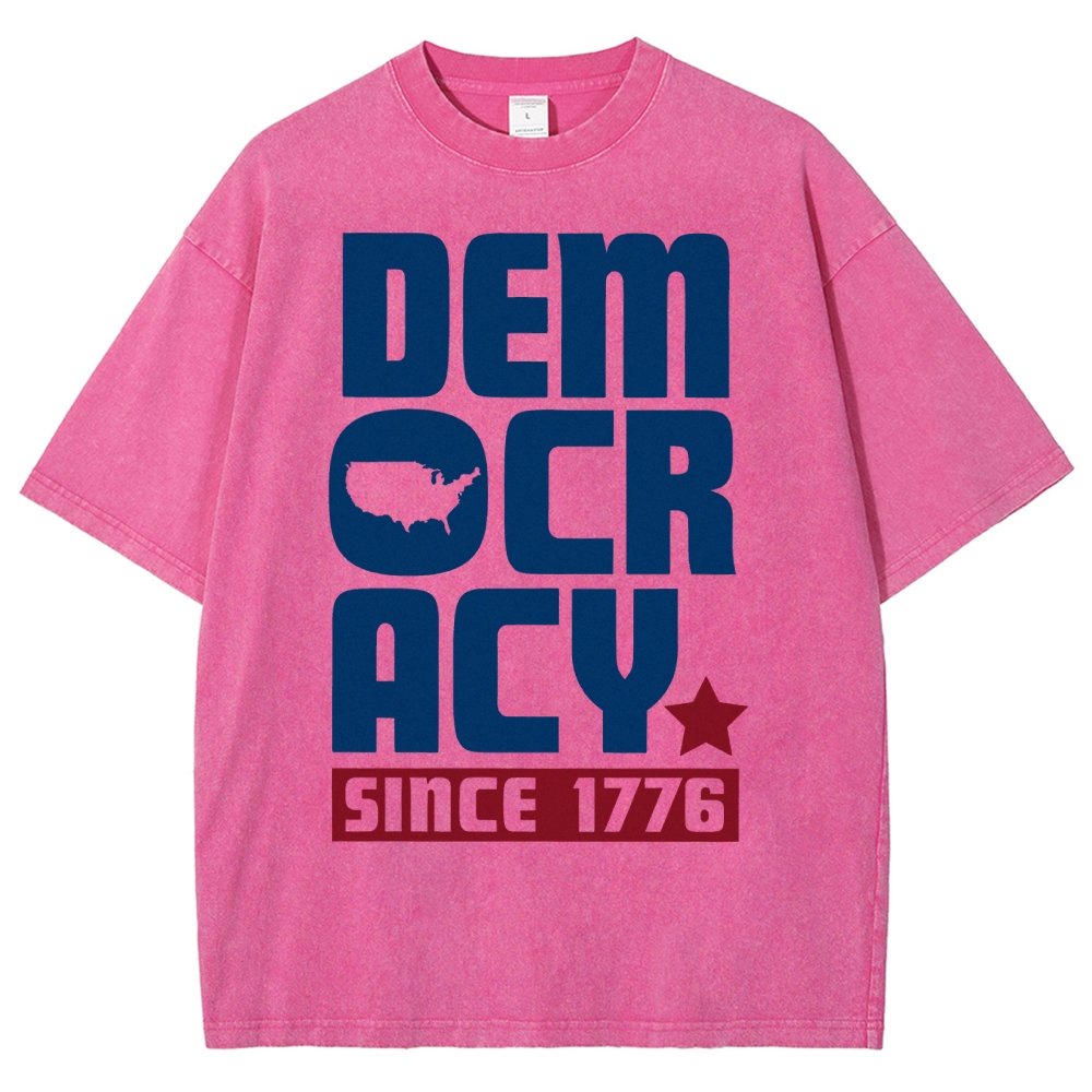 Democracy Since 1776 Vintage Distressed T-shirt