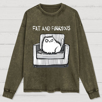 Fat And Furry Washed Long Sleeve Tee