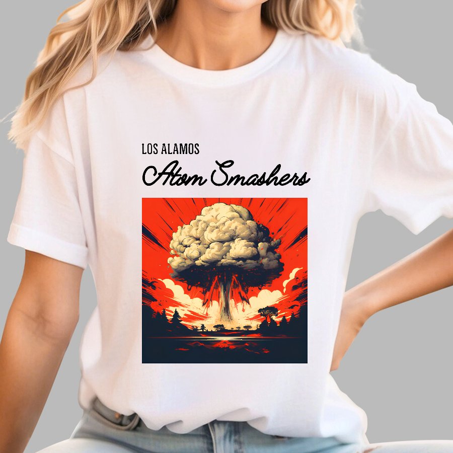 Los Alamos Atom Smashers Geeky T-Shirt