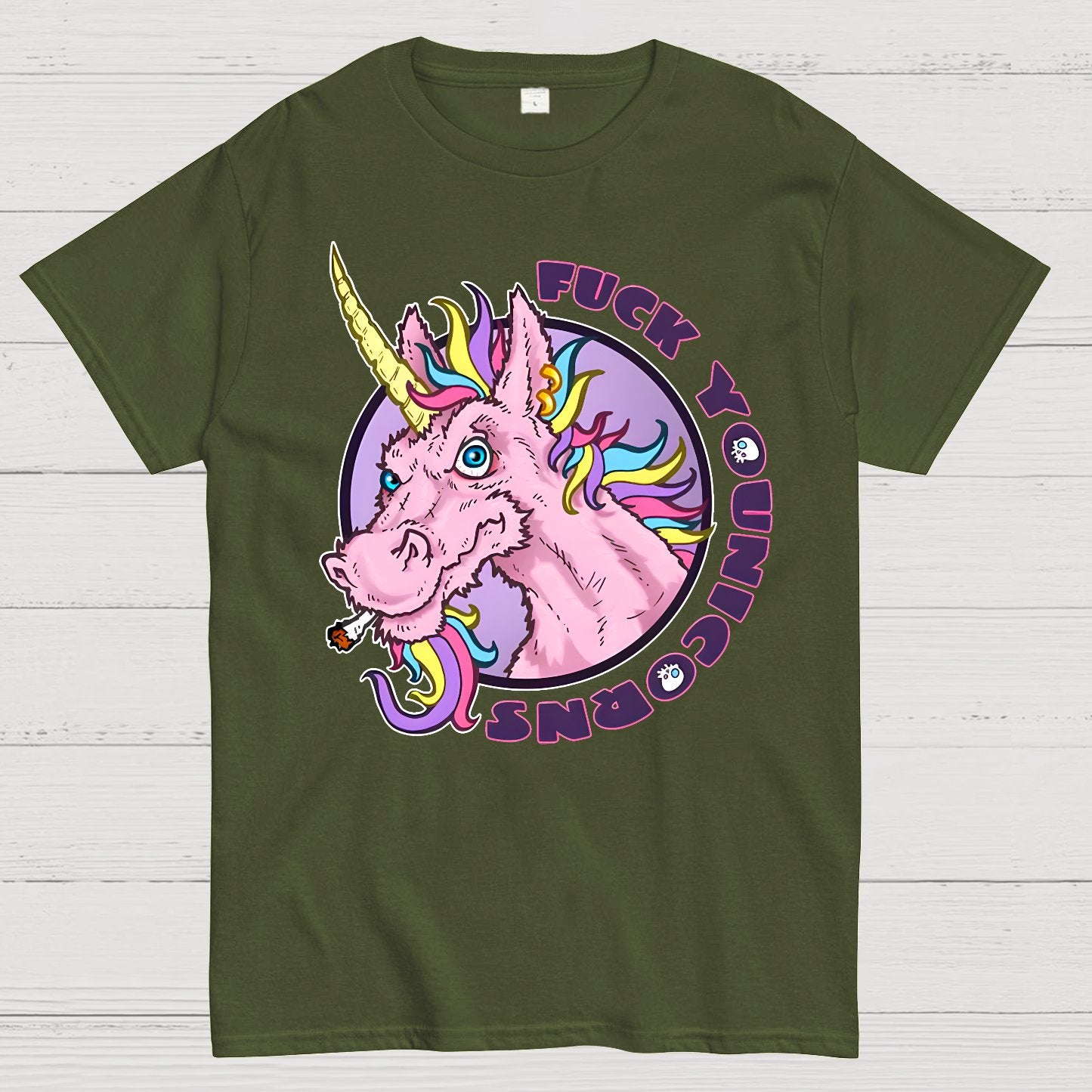 The FUCK YOUnicorns Geek T-Shirt