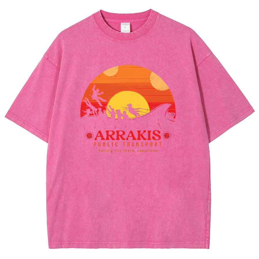 Mystic Land Getting You There Sometimes Vintage Distressed T-shirt