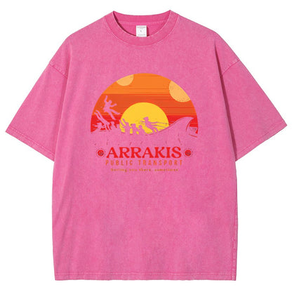 Mystic Land Getting You There Sometimes Vintage Distressed T-shirt