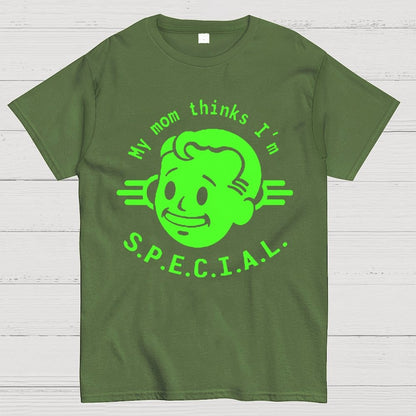 My Mom Thinks I'm S.P.E.C.I.A.L. Geek T-Shirt