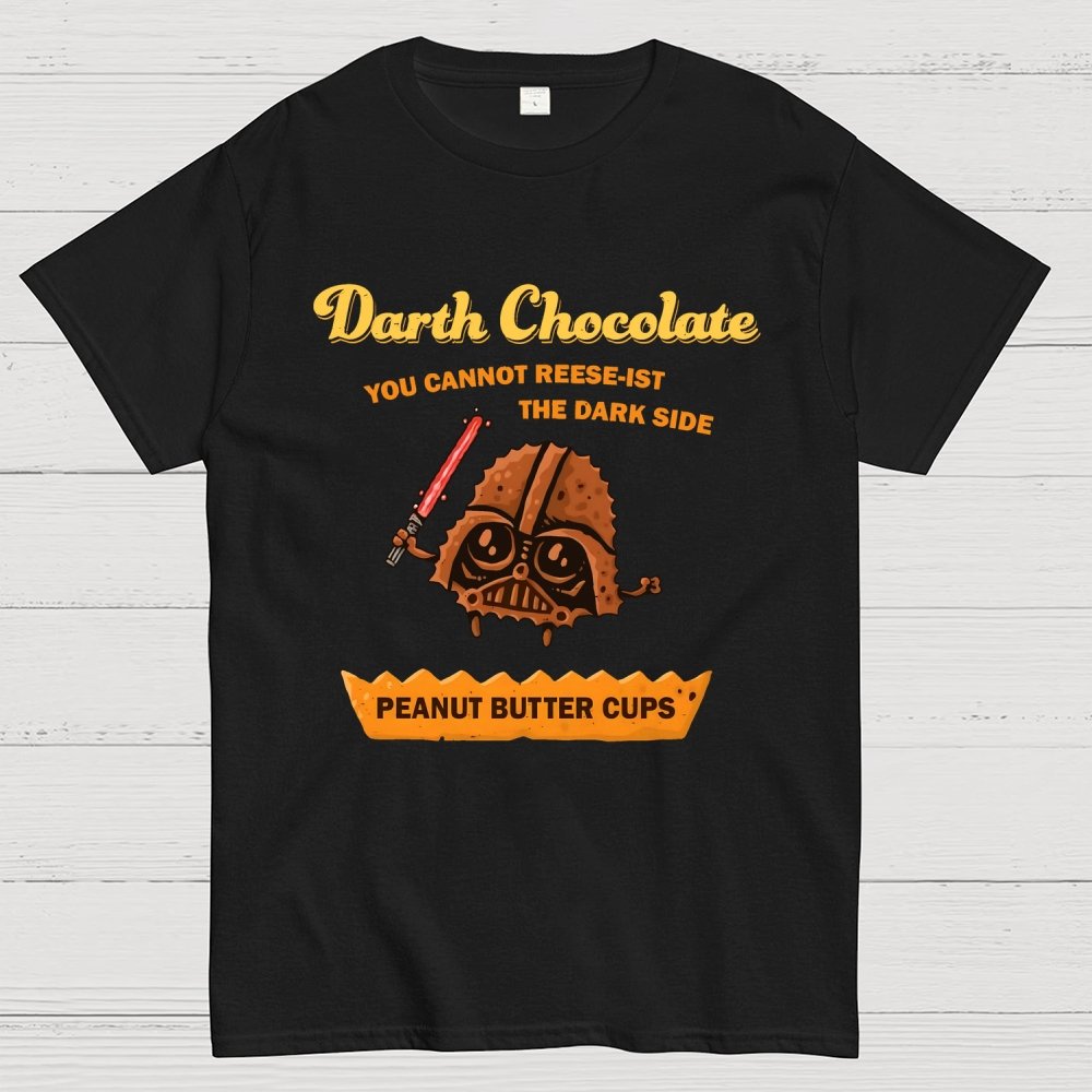 Dart Chocolate Peanut Butter Cups Unisex Geek T-Shirt