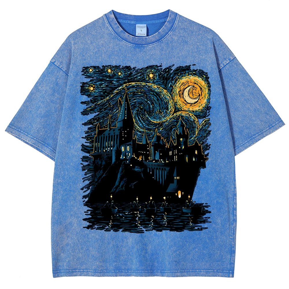 Starry School Vintage Distressed T-shirt