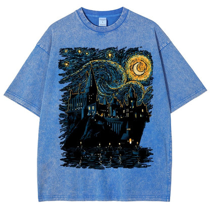 Starry School Vintage Distressed T-shirt