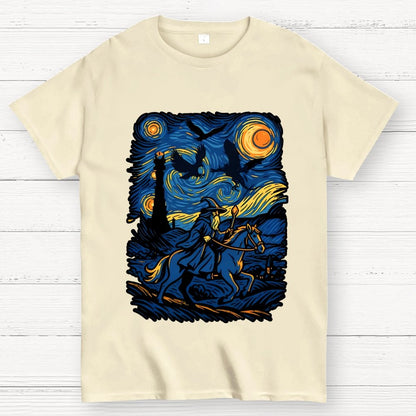 Ride in the starry night Geek T-Shirt