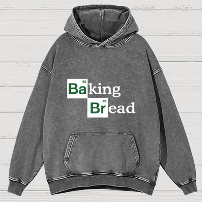 Baking Bread Vintage Distressed Hoodie