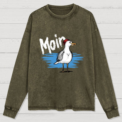 Moin Washed Long Sleeve Tee 2509001408
