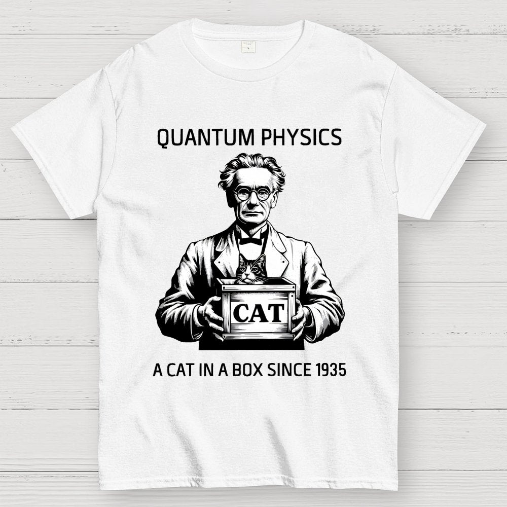 Schrödinger's Cat Quantum Geek T-Shirt