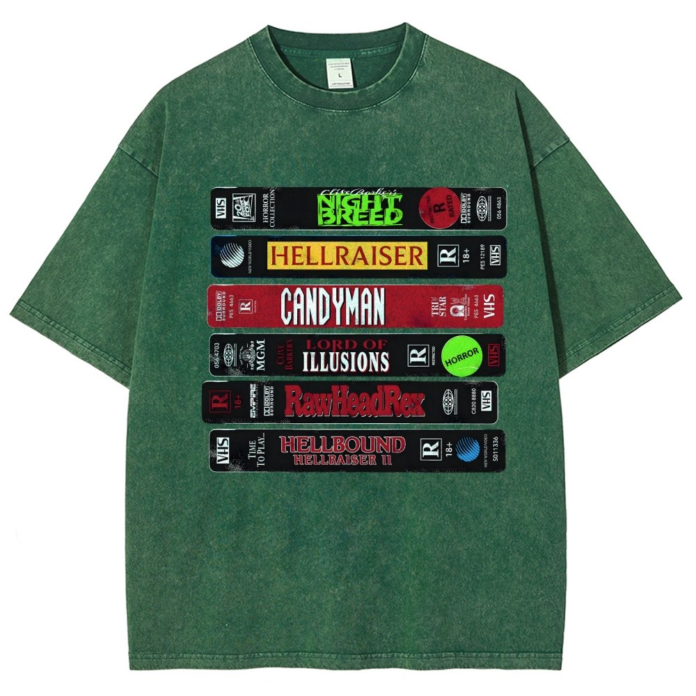 VHS Barker Vintage Distressed T-shirt