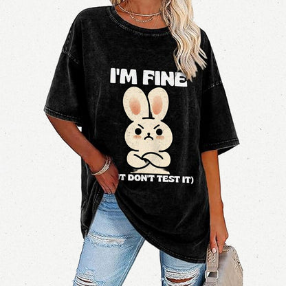 I'm Fine... Vintage Distressed T-shirt