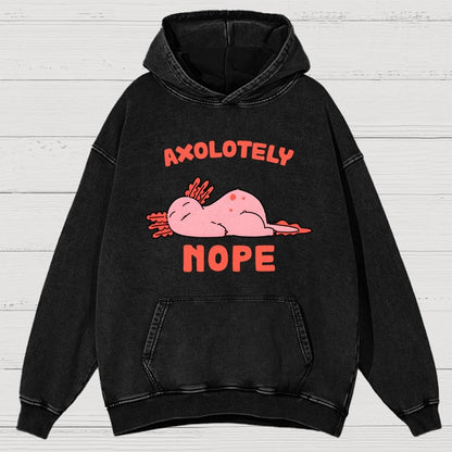 Axo Nope Vintage Distressed Hoodie