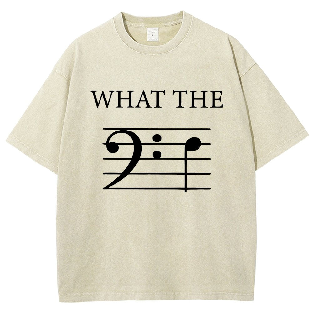 What The F (Bass) Vintage Distressed T-shirt