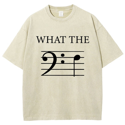 What The F (Bass) Vintage Distressed T-shirt