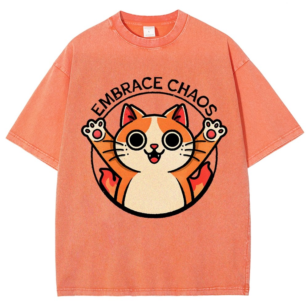 Embrace Chaos Vintage Distressed T-shirt