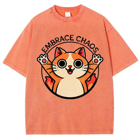 Embrace Chaos Vintage Distressed T-shirt