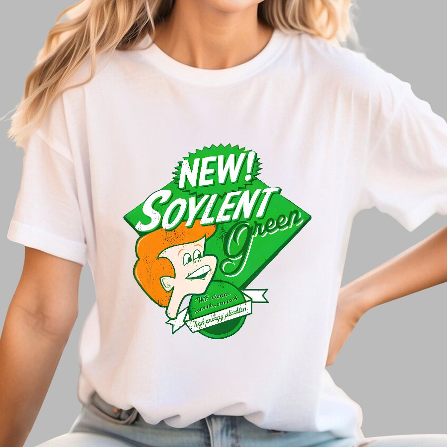 New Soylent Green Sarcasm Geeky T-Shirt