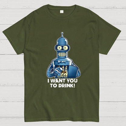 I Want You To Drink Geek T-Shirt