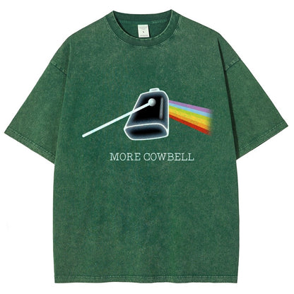 More Cowbell Vintage Distressed T-shirt