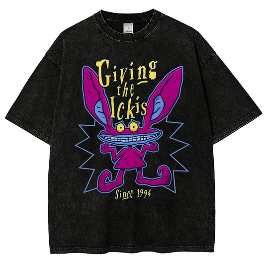 Giving The Ickis Vintage Distressed T-shirt