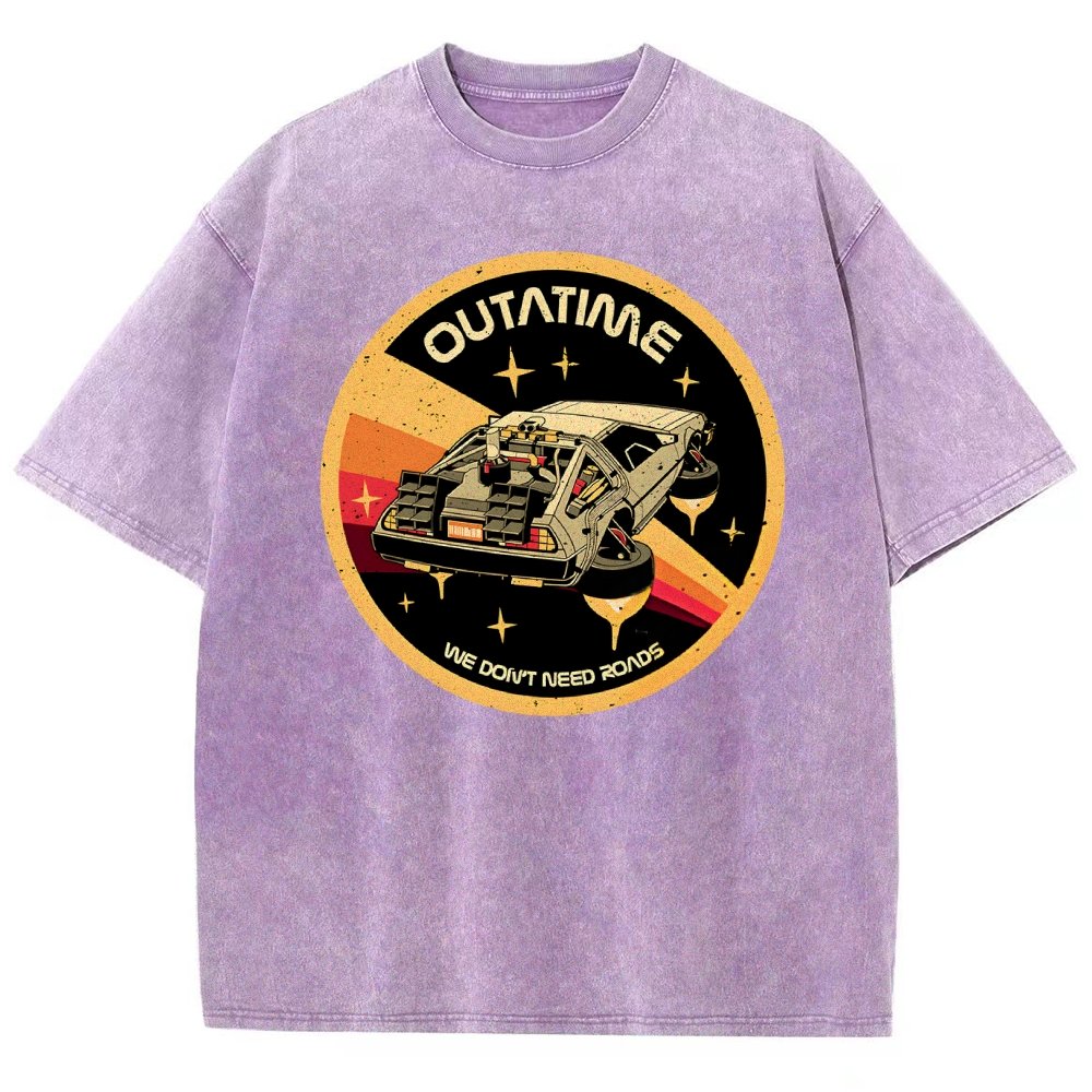 Vintage Time Travel Vintage Distressed T-shirt