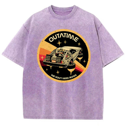 Vintage Time Travel Vintage Distressed T-shirt