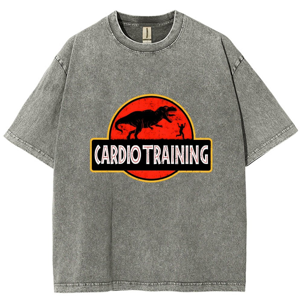 Cardio Training Vintage Distressed T-shirt