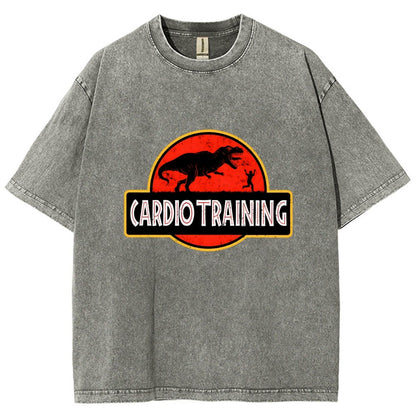 Cardio Training Vintage Distressed T-shirt