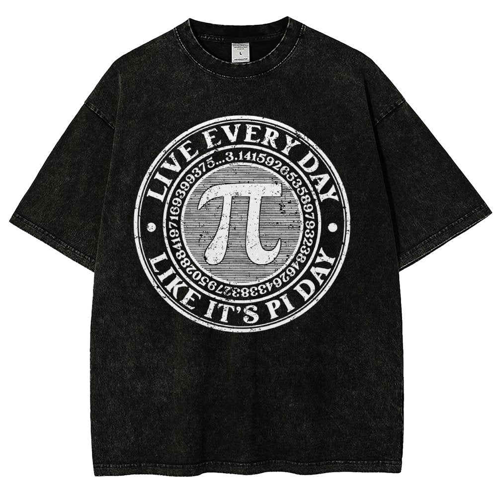 Vintage Pi Day Vintage Distressed T-shirt
