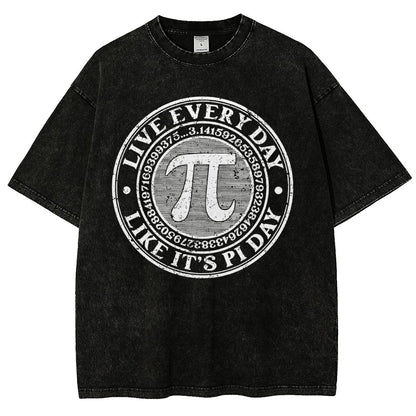 Vintage Pi Day Vintage Distressed T-shirt