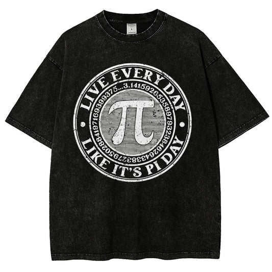 Vintage Pi Day Vintage Distressed T-shirt