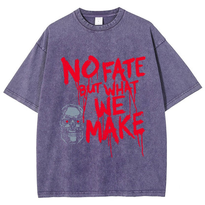 No Fate! Vintage Distressed T-shirt