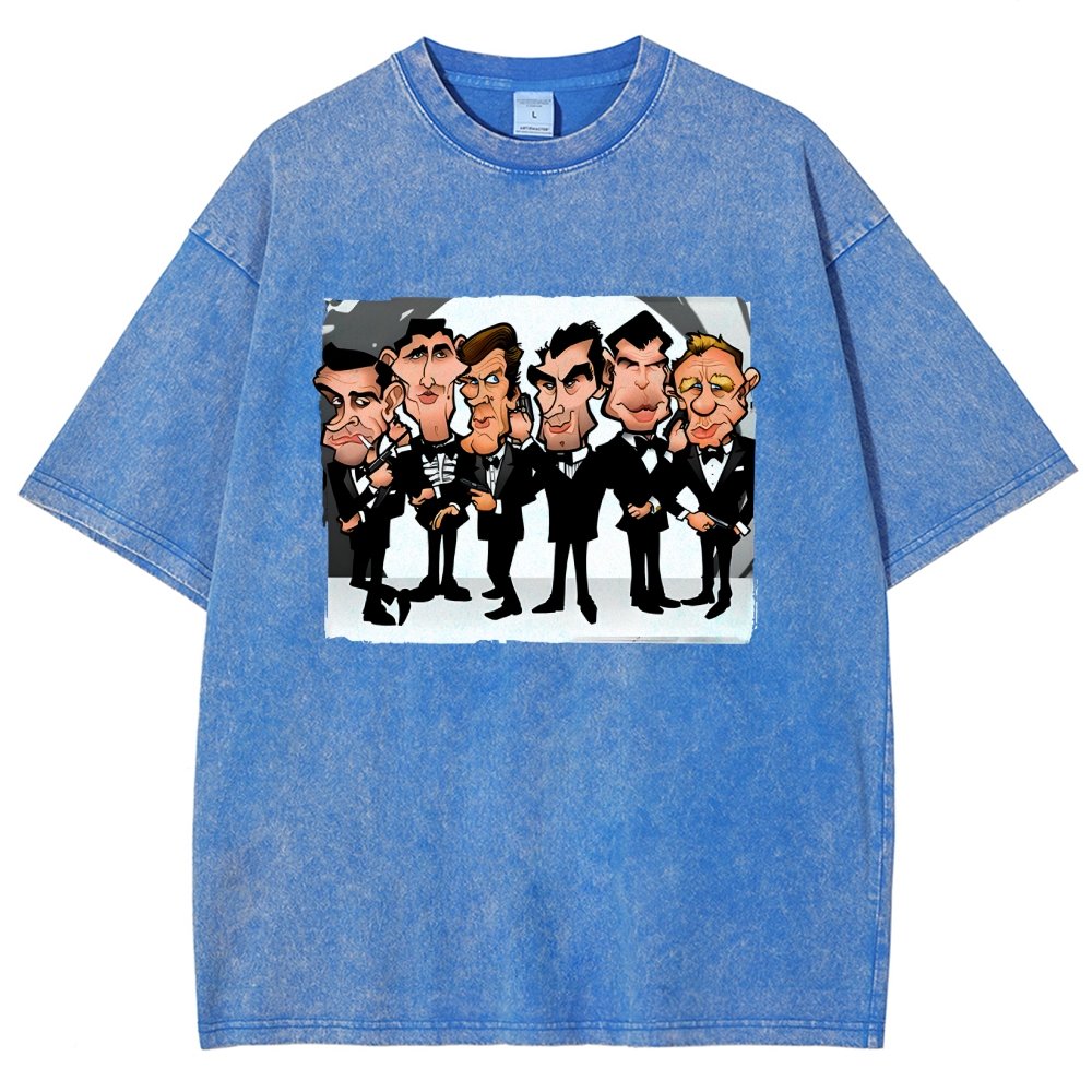 Six Faces One Spy Vintage Distressed T-shirt