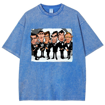 Six Faces One Spy Vintage Distressed T-shirt