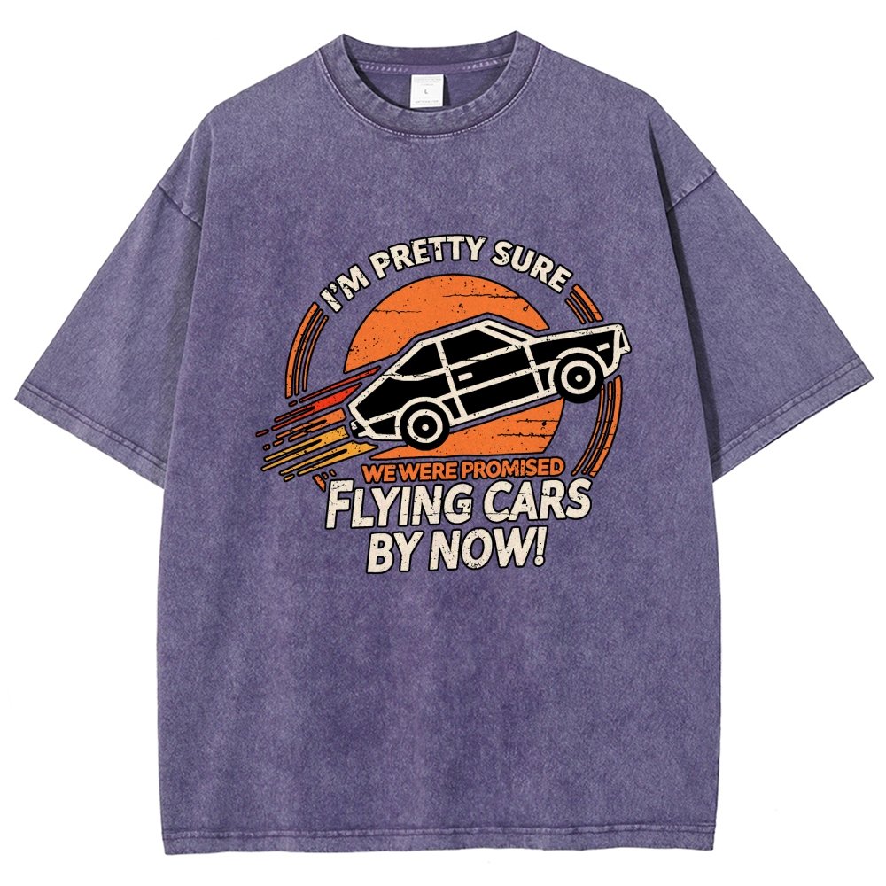 Flying Cars By Now Vintage Distressed T-shirt