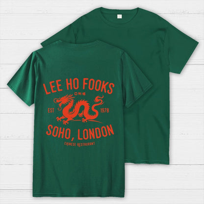 Lee Ho Fooks Vintage Resto Back Printing Geek T-Shirt