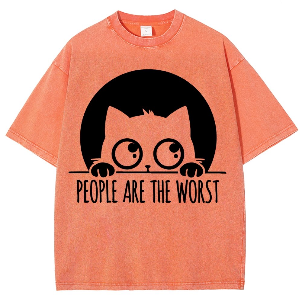 People Are The Worst Vintage Distressed T-shirt